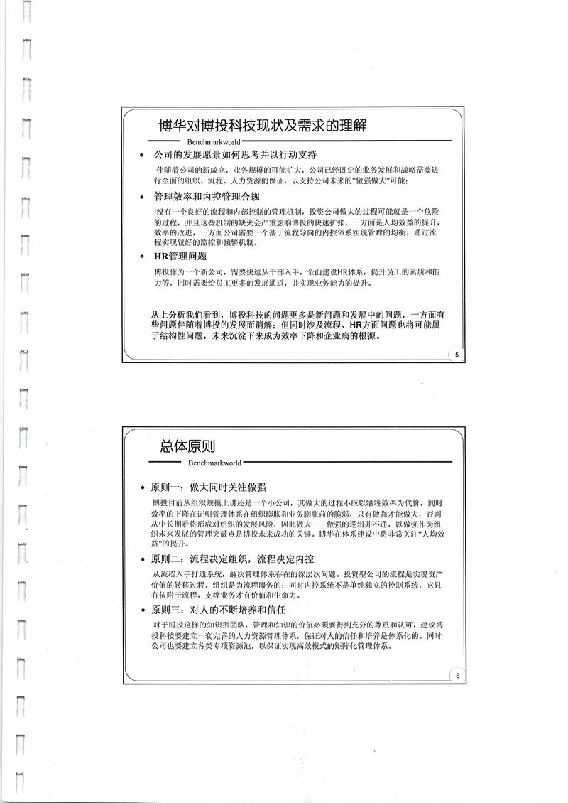 廣東博信管理提升咨詢項目