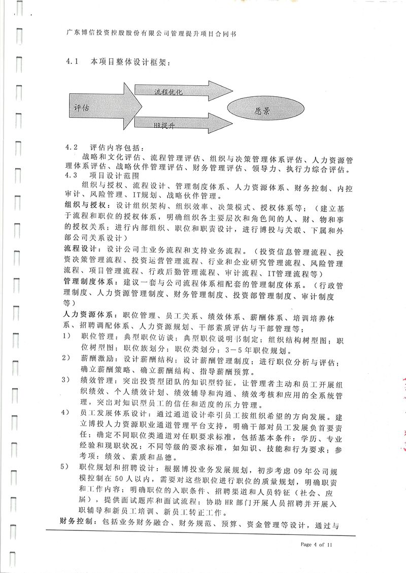 廣東博信管理提升咨詢項目