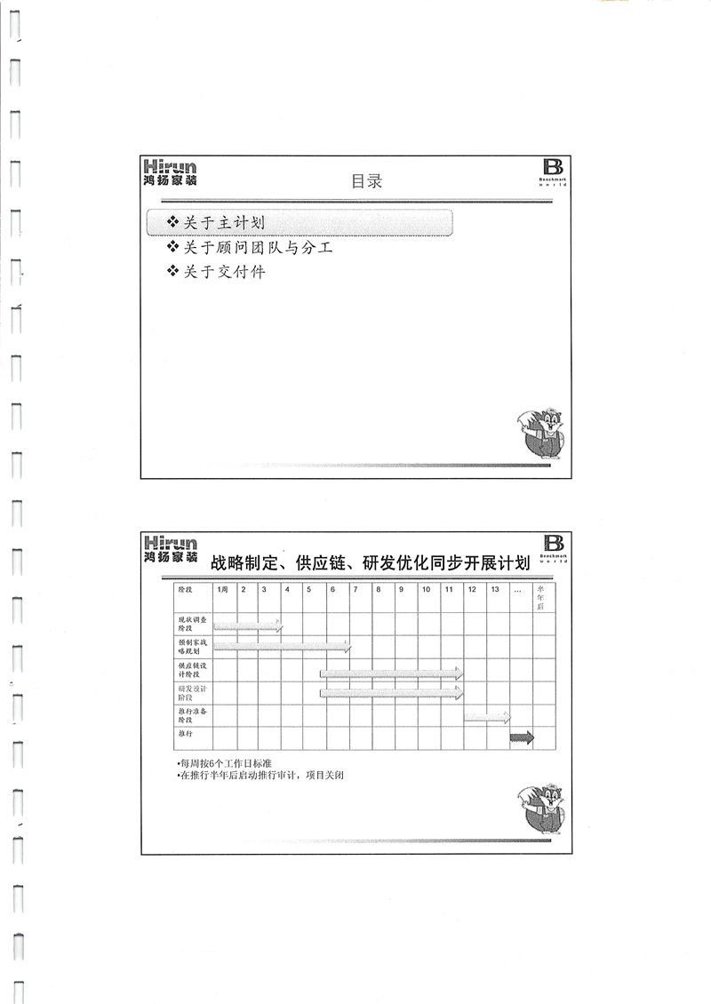 鴻揚家裝戰略、ISC和IPD咨詢項目（鴻揚一期）