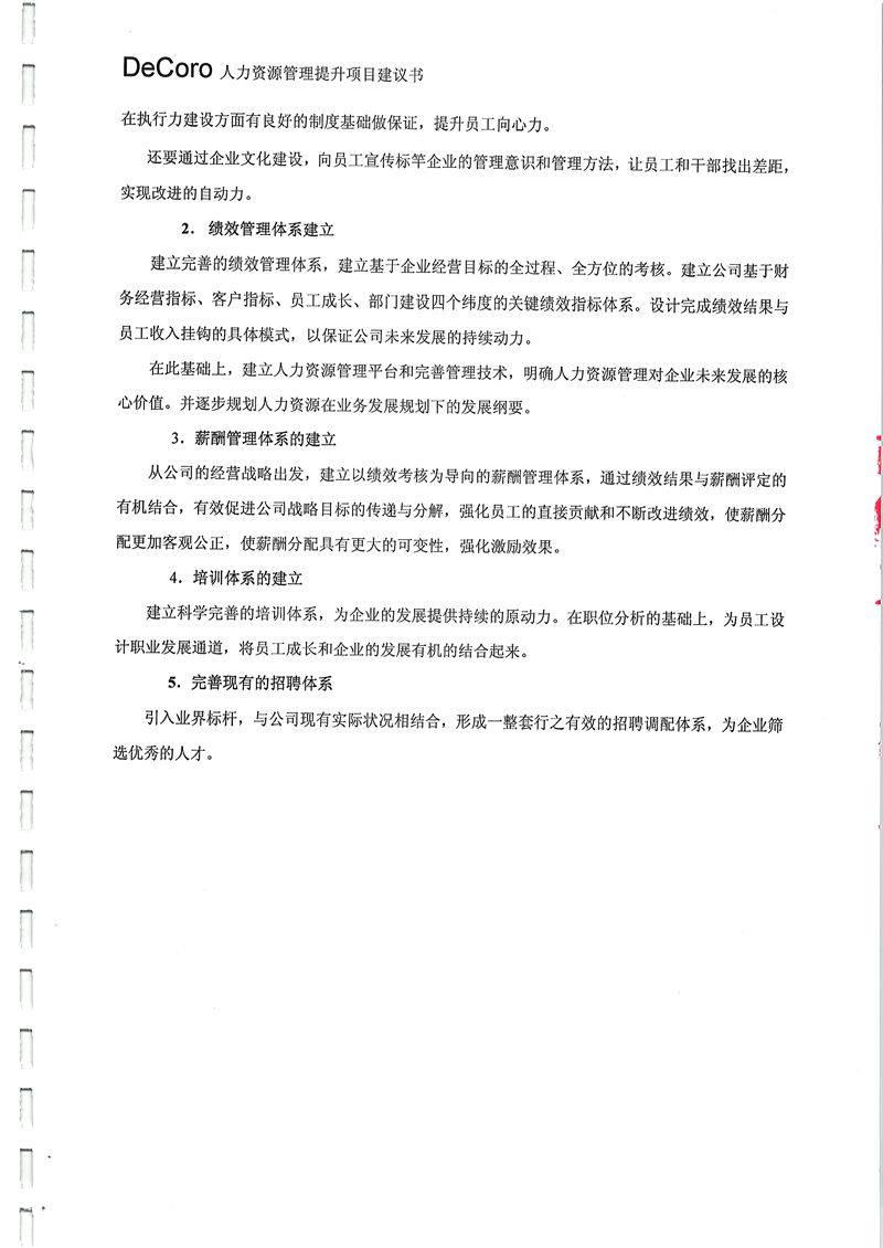 迪高樂人力資源管理提升咨詢項(xiàng)目