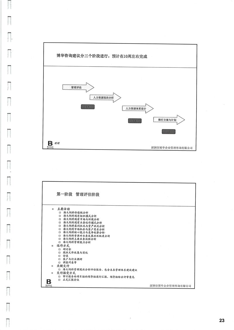 海大集團管理體系評估/人力資源管理體系建設項目