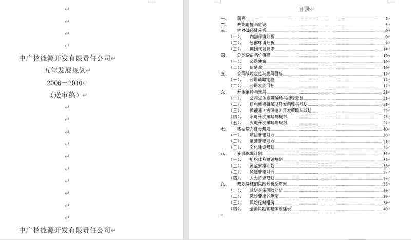 中廣核能源公司五年發(fā)展規(guī)劃建設(shè)咨詢(xún)項(xiàng)目